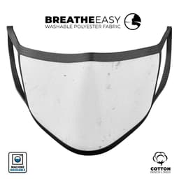 image-Marbleized Light Gray - Made in USA Mouth Cover Unisex Anti-Dust