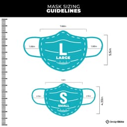 image-Marbleized Pink Ocean Blue v32 - Made in USA Mouth Cover Unisex