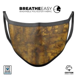 image-Micro Golden Watercolor Fibers V1 - Made in USA Mouth Cover Unisex