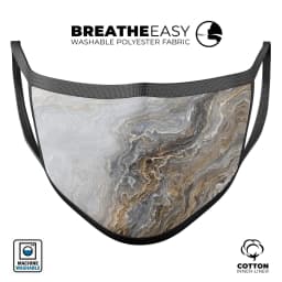 image-Minimalistic Marble Slate V51 - Made in USA Mouth Cover Unisex