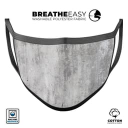 image-Scratched Concrete - Made in USA Mouth Cover Unisex Anti-Dust Cotton