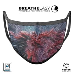 image-Star Burst V1 - Made in USA Mouth Cover Unisex Anti-Dust Cotton Blend