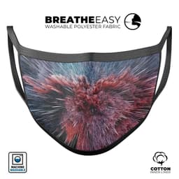 image-Star Burst V1 - Made in USA Mouth Cover Unisex Anti-Dust Cotton Blend