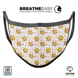 image-Floral Summer v1 - Made in USA Mouth Cover Unisex Anti-Dust Cotton