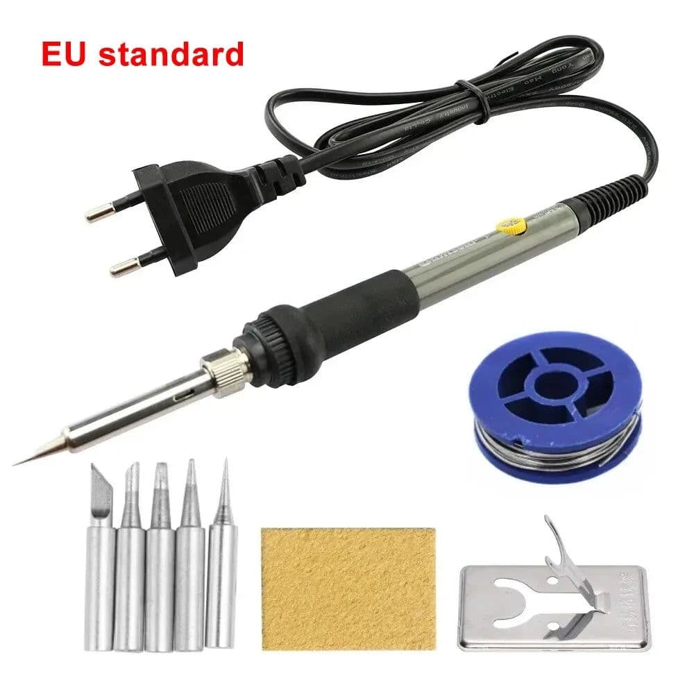 image-60W Adjustable Temperature Electric Soldering Iron EU 220V / ☆US Plug is110V☆ Welding Iron DIY for Repairing