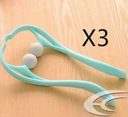 image-Plastic Pressure Point Therapy Neck Massageador Massagem Relieve Hand Roller Neck Massager For Neck Shoulder Trigger Point