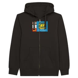 image-Drapeau de Saint-Pierre-et-Miquelon - Sweat à capuche unisexe bio à