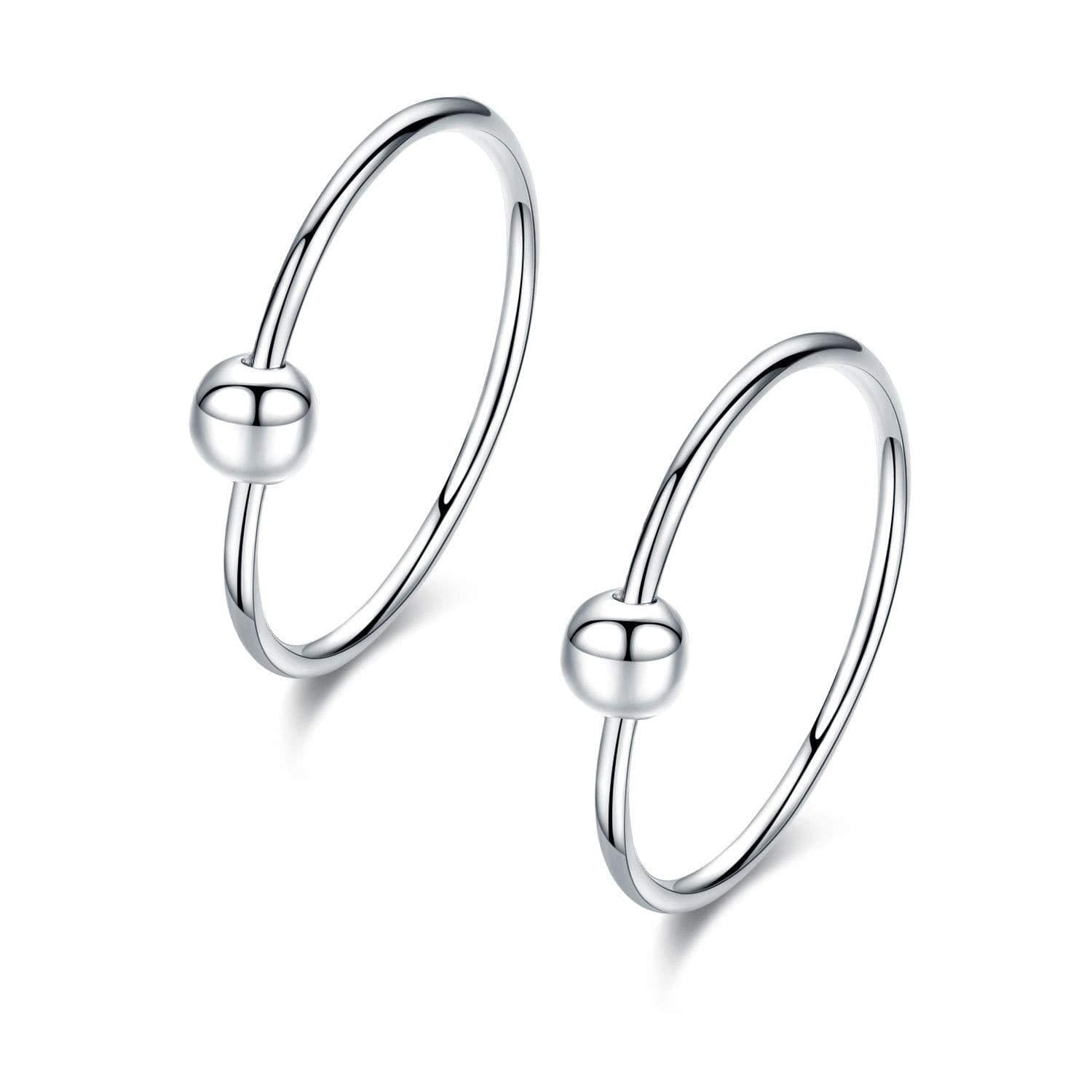 image-Hypoallergenic Sterling Silver Cartilage Dainty Thin Small Huggie Hoop Earring For Women