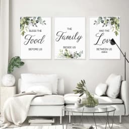 image-Minimally Designed Home Living Room Background Wall Decoration Painting