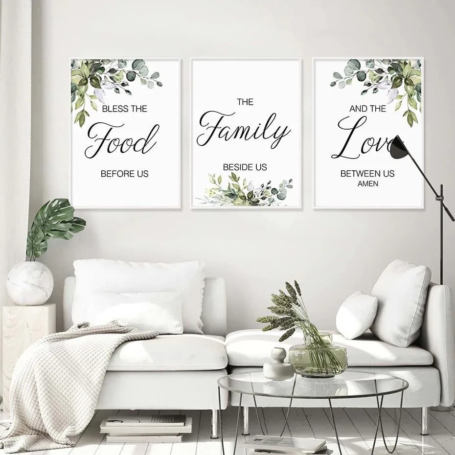 image-Minimally Designed Home Living Room Background Wall Decoration Painting