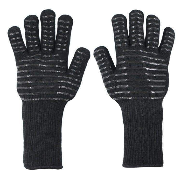 image-Spot Heat Insulation Barbecue Kitchen Baking Thick And High Temperature Resistant Oven Anti-scald Microwave Oven Gloves