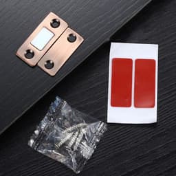 image-NAIERDI 2pcs/Set Magnetic Cabinet Catches Magnet Door Stops Hidden Door Closer With Screw For Closet Cupboard Furniture Hardware