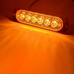 image-Led Side Marker Lights Amber Recovery Car 12V 24V LED Lighting Bar Orange Grill Breakdown Flashing led Emergency Strobe Lights