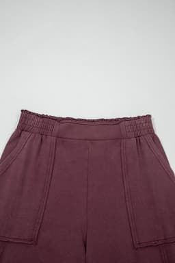image-Mineral Red Mineral Wash Cargo Utility Sweatpants