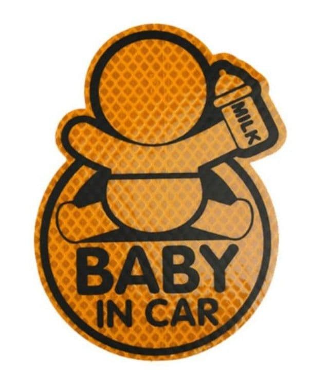 image-Car Reflective Stickers Baby In Car Reflective Car Stickers Car Reflective Warning Stickers