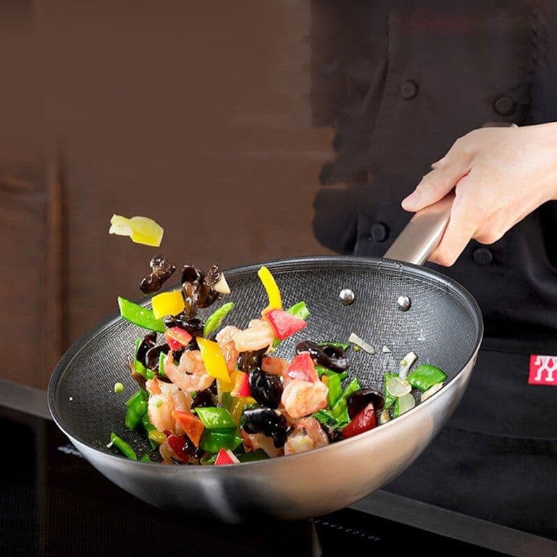 image-New Household Non-stick Pan Frying Pan Induction Cooker Wok