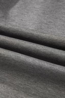 image-Light Grey Half Zip Polo Tee Casual Pant Set
