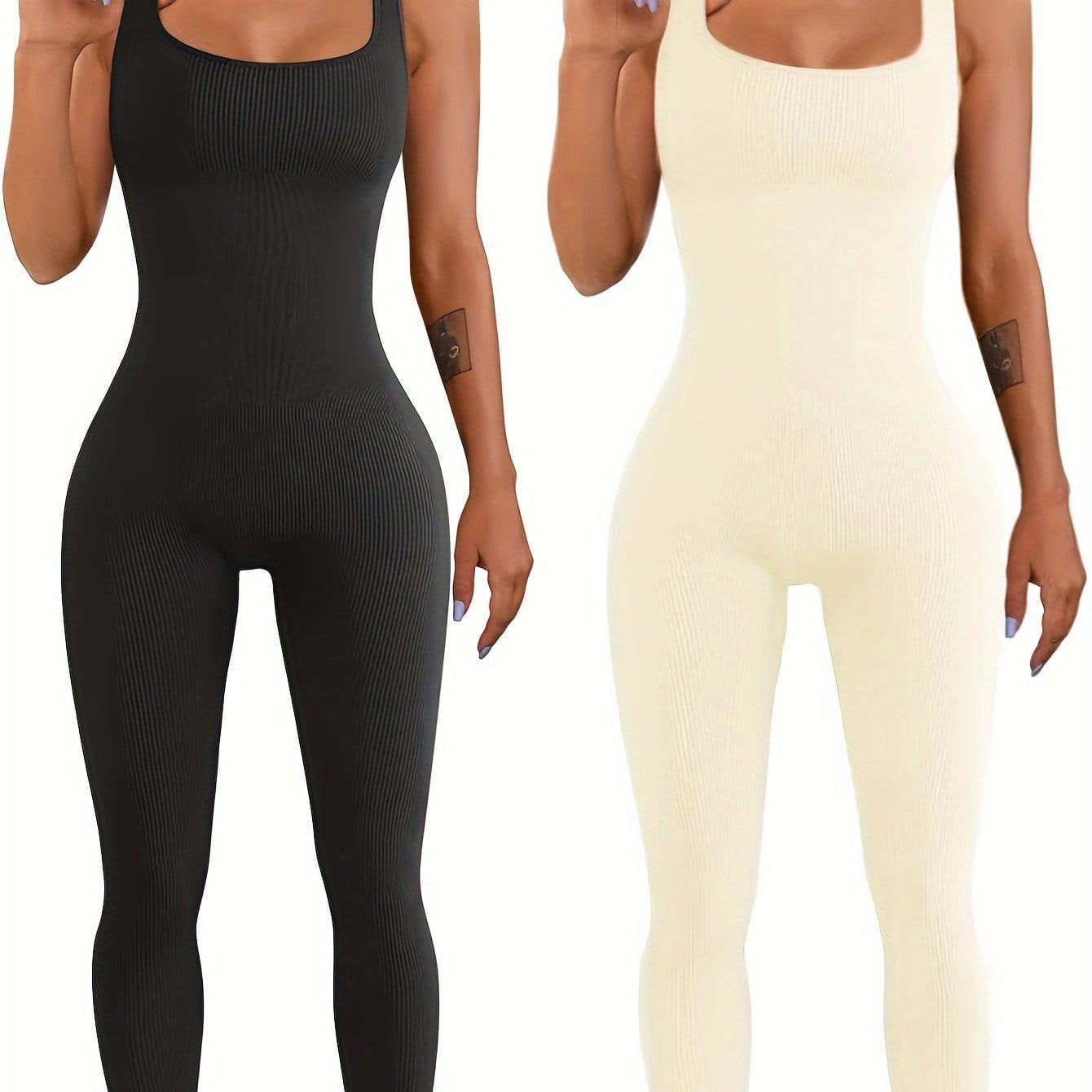 image-Women's Suspender Tank Top Tights