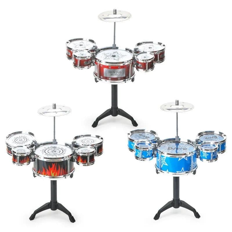 image-Drum sets for children beginners children's toys dynamic jazz drums for western percussion instrument