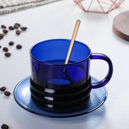 image-Environmental Protection High Borosilicate Glass Tea Cup Household Water Cup