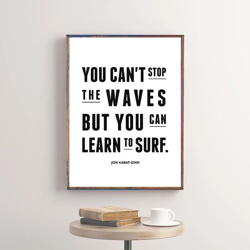 image-Canvas Painting Motivational Poster Success Quote Print Leadership Success Wall Art For Living Room Office Home Decor Wall Decor