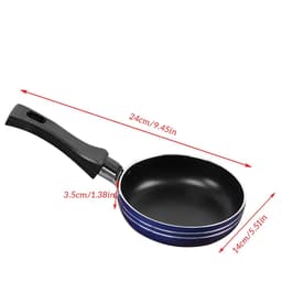 image-12cm/14cm/16cm Mini Frying Pan Non-Stick Steel Frypan Pot Saucepan Random Color For Cookware Kitchen Cookware