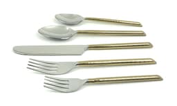 image-Vibhsa Golden Silverware Flatware set of 30 pieces