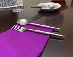 image-Hammered Silver Flatware Stainless Steel Set of 20