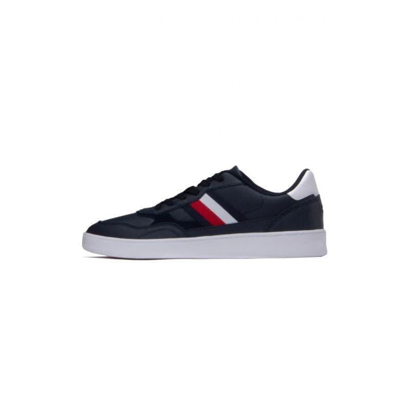 image-Tommy Hilfiger Court Cupsole Retro Lth Stripes shoes M FM0FM04828 DW5