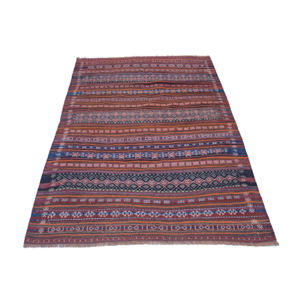 image-Baluchi Cannon Pink Woolen Rug