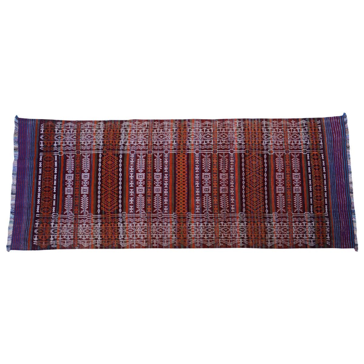 image-Baluch Soumak Aubergine Vintage Rug