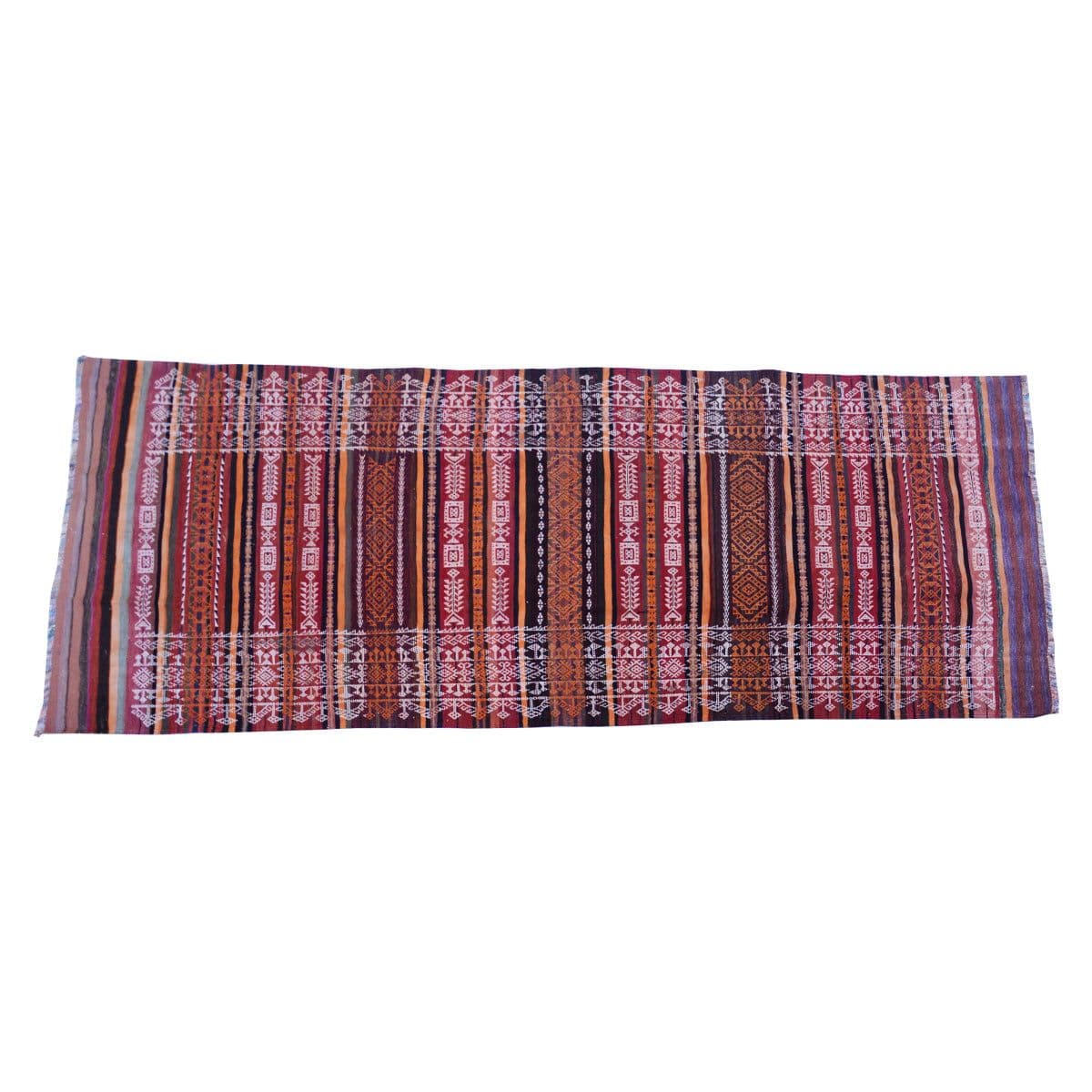 image-Baluch Soumak Mexican Red Vintage Rug