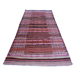 image-Baluch Soumak Mexican Red Vintage Rug