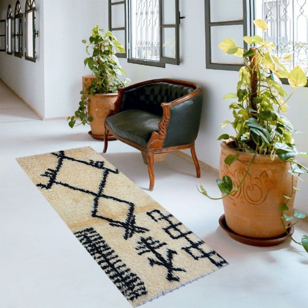 image-Moroccan Vanilla Soft Handknotted Rug