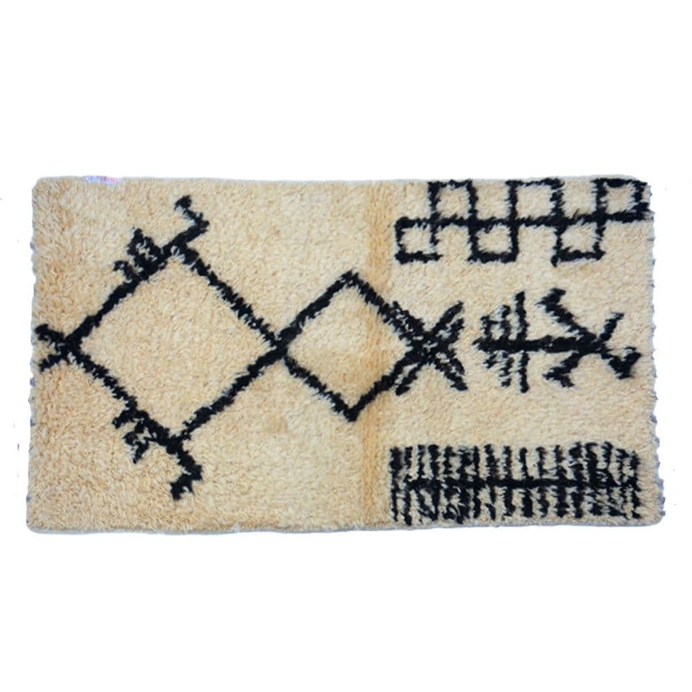 image-Moroccan Vanilla Soft Handknotted Rug