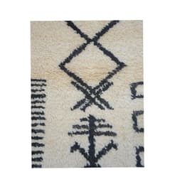 image-Moroccan Vanilla Soft Handknotted Rug