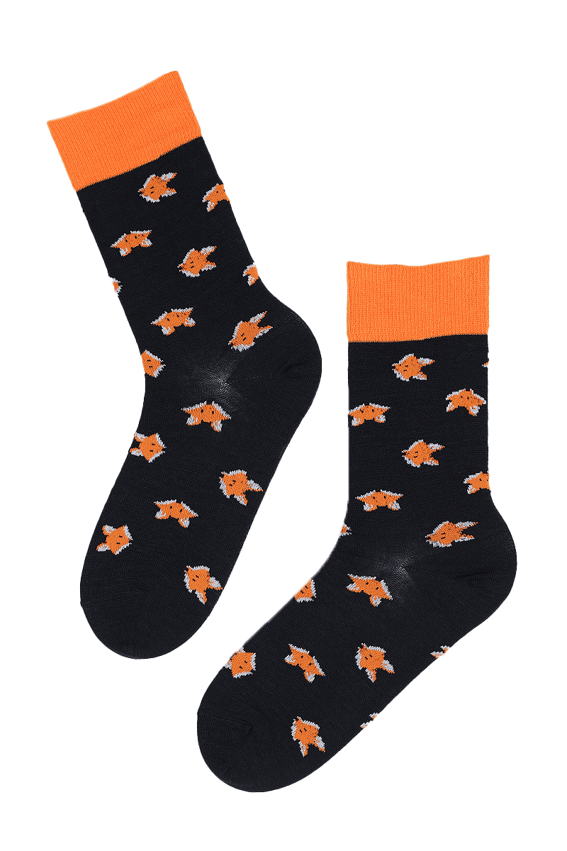 image-FOX LIFE merino wool socks with foxes