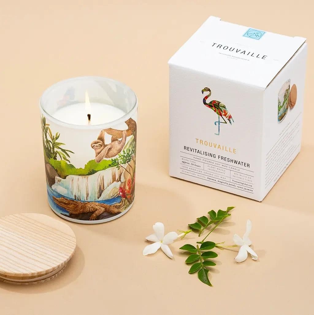 image-Save The Planet Scented Soy Wax Candle: Revitalising Freshwater