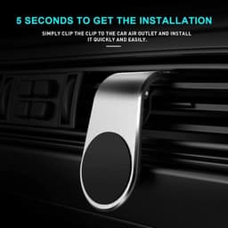 image-Magnetic Air Vent Clip Car Cell Phone Holder