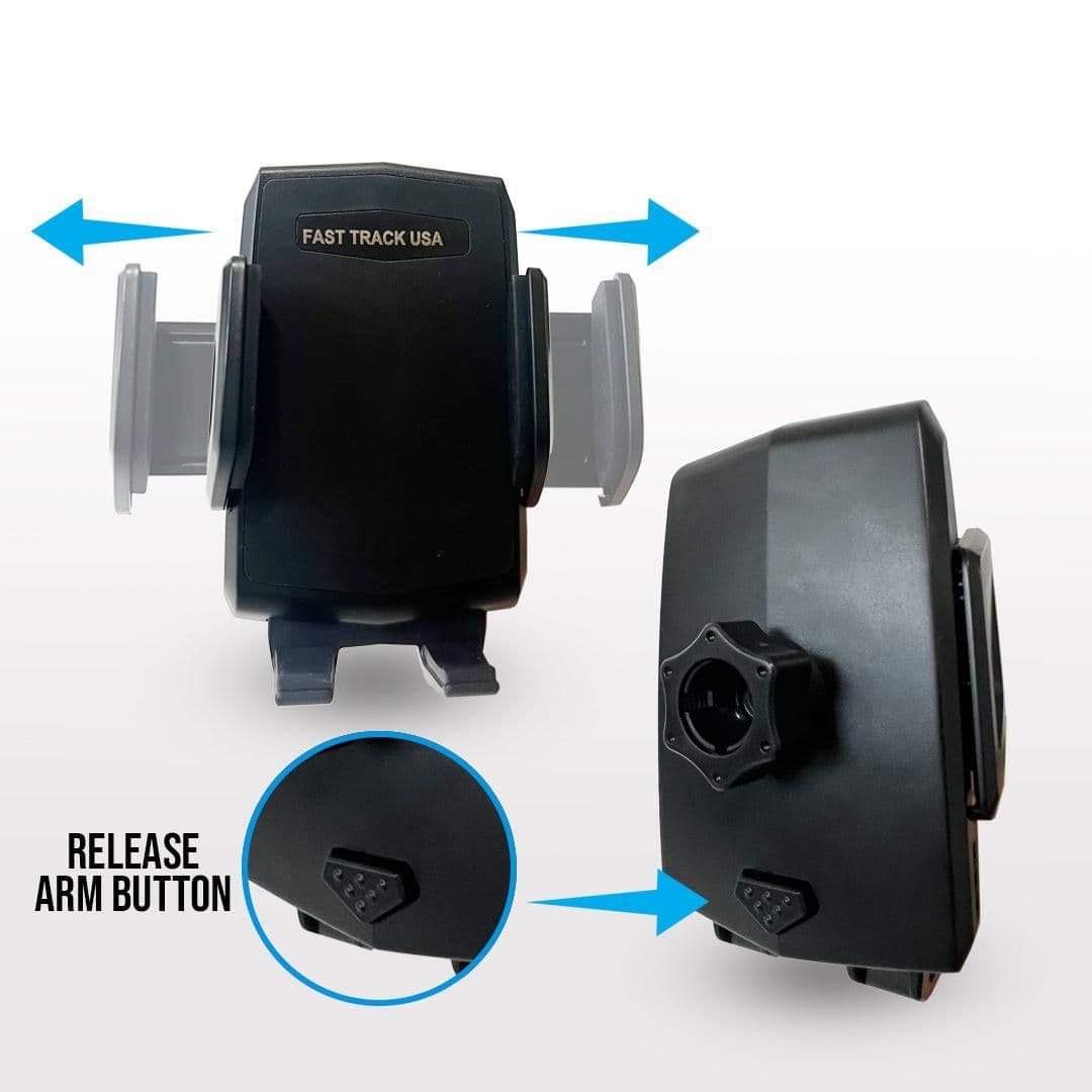 image-Car Phone Mount Holder with Long Neck Anti Shake Cradle