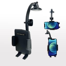 image-Car Phone Mount Holder with Long Neck Anti Shake Cradle