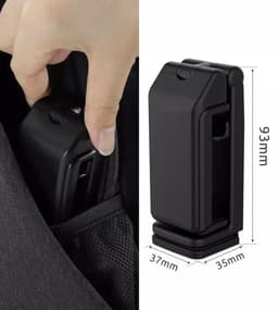 image-Universal Airplane Seat Phone Stand Multi-Directional Dual
