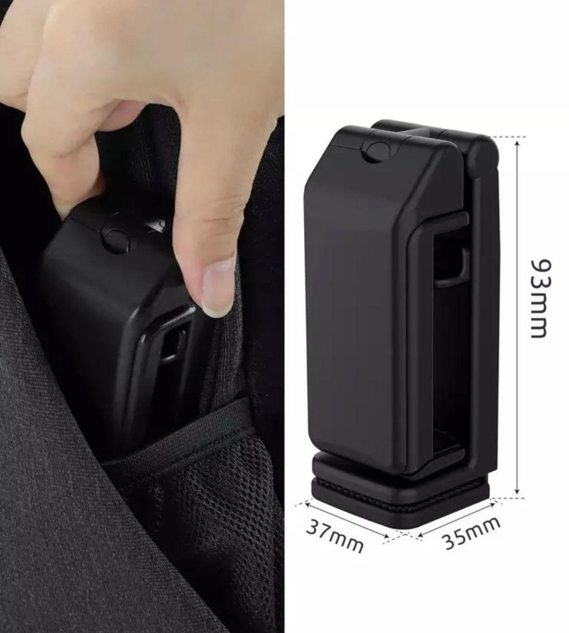image-Universal Airplane Seat Phone Stand Multi-Directional Dual
