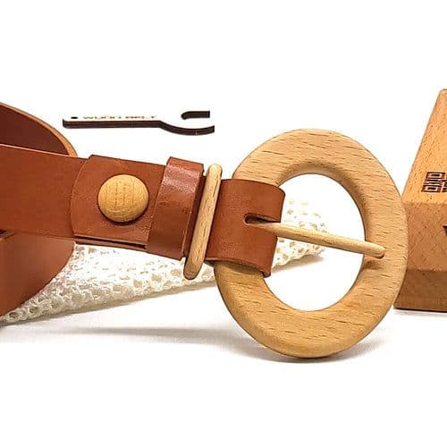image-Luxury Wood Belt Fuji Happiness 304