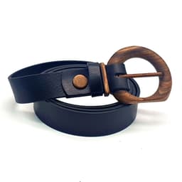 image-Luxury Wood Belt Fuji Heart 306
