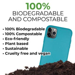 image-Biodegradable phone case - Ocean Blue