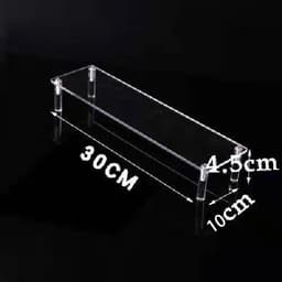 image-Acrylic Display stand for Amiibo Funko POP Figures,Cupcake Cosmetic Nail Polish Clay Figurine Jewelry for Display Stand Riser