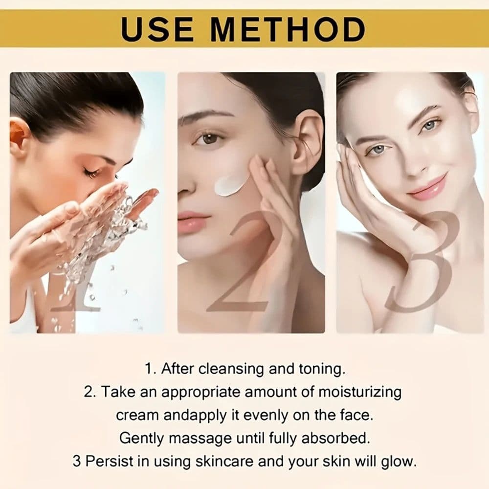 image-SUYARUN Korean Rice Extract Hydrating Face Cream 24H Moisture - Brightening Nourishing Skincare for Dry Sensitive Skin All Types