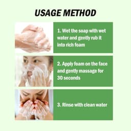 image-Bamboo Charcoal Cleansing Face Soap Remove Facial Dirt Reduce Blackheads Prevent Pore Blockage Deep Exfoliating Cleansing Soap