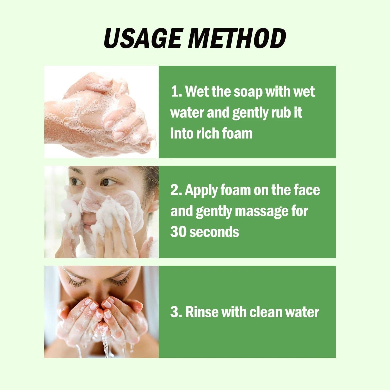 image-Bamboo Charcoal Cleansing Face Soap Remove Facial Dirt Reduce Blackheads Prevent Pore Blockage Deep Exfoliating Cleansing Soap
